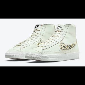 Nike Blazer Mid Leopard sneaker. Women’s size 9